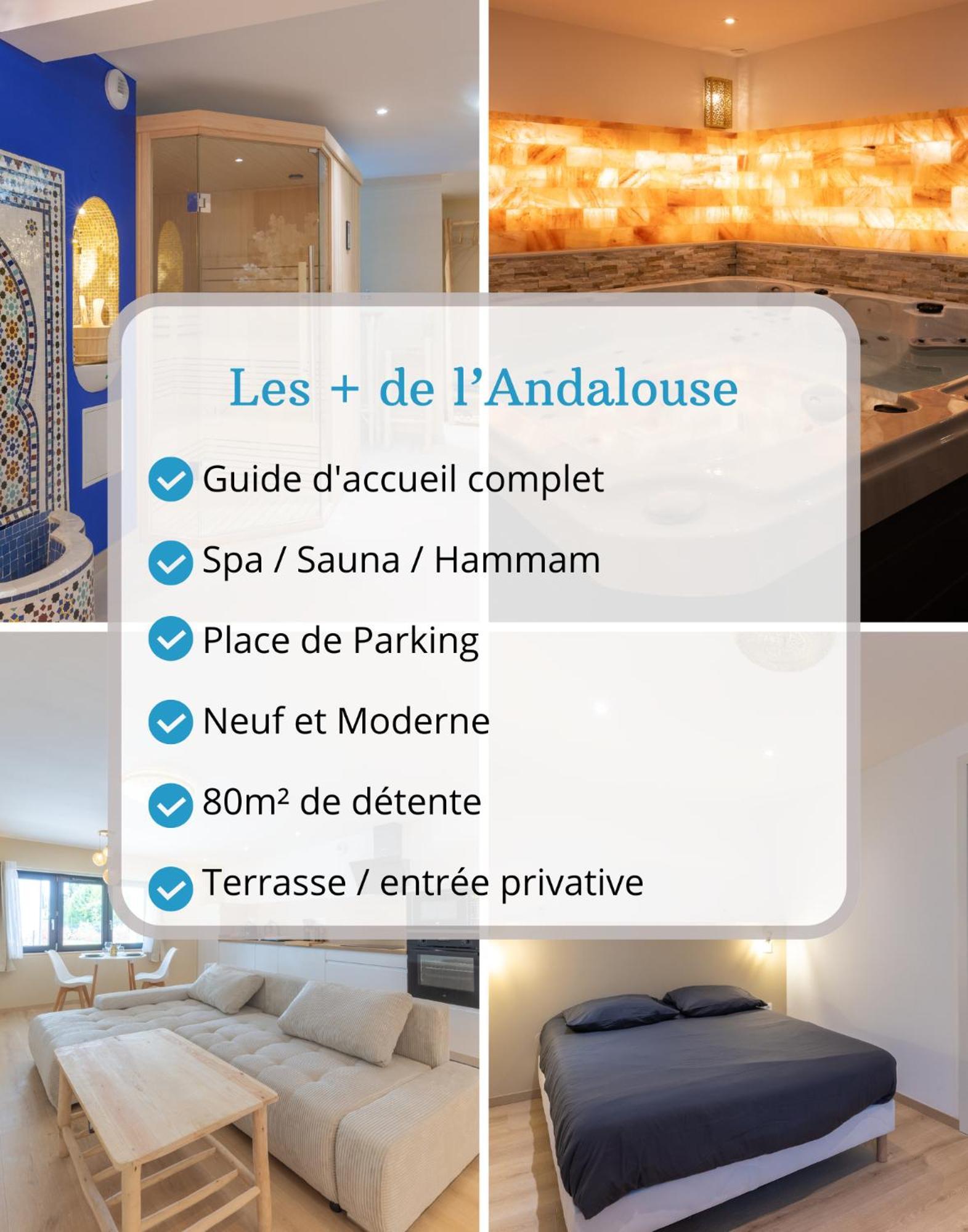 L'Andalouse & Spa Privatif - Strasbourg Mittel Mittelhausbergen Ngoại thất bức ảnh